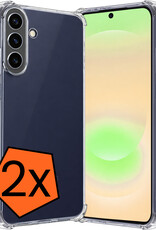 Nomfy Nomfy Samsung Galaxy A37 Hoesje Shockproof - Transparant - 2 PACK