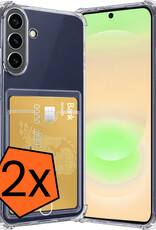 Nomfy Nomfy Samsung Galaxy A37 Hoesje Pashouder - 2 PACK