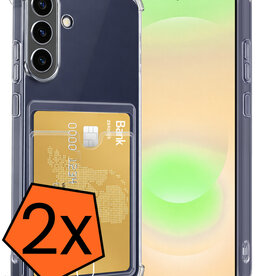 Nomfy Nomfy Samsung Galaxy A37 Hoesje Pashouder - 2 PACK