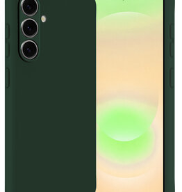 Nomfy Nomfy Samsung Galaxy A37 Hoesje Siliconen - Donkergroen