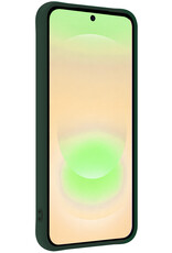 Nomfy Nomfy Samsung Galaxy A37 Hoesje Siliconen - Donkergroen