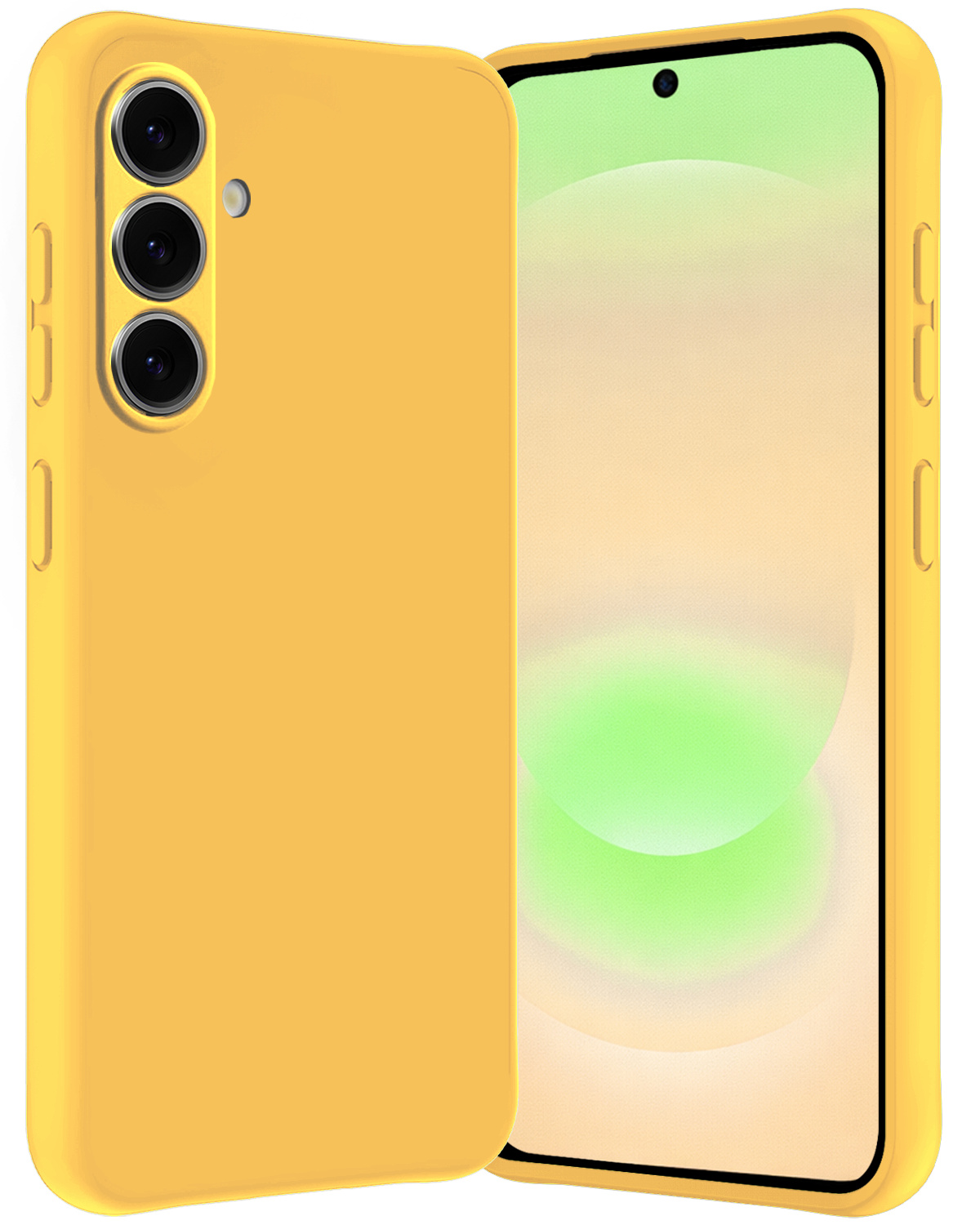 Nomfy Nomfy Samsung Galaxy A37 Hoesje Siliconen - Geel