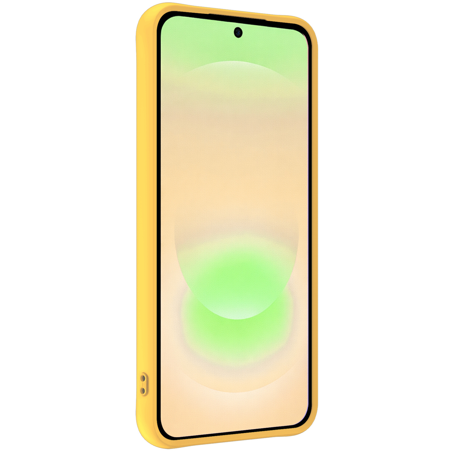 Nomfy Nomfy Samsung Galaxy A37 Hoesje Siliconen - Geel