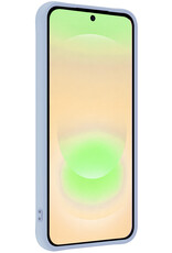 Nomfy Nomfy Samsung Galaxy A37 Hoesje Siliconen - Lichtblauw