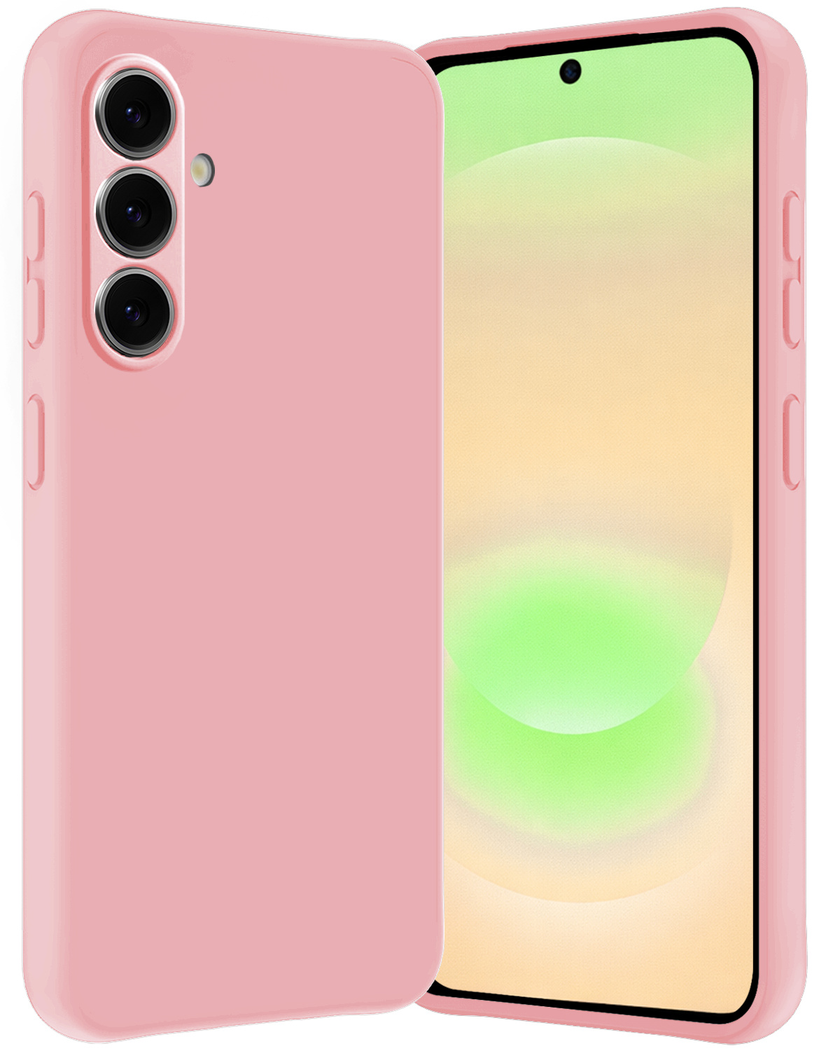 Nomfy Nomfy Samsung Galaxy A37 Hoesje Siliconen - Lichtroze