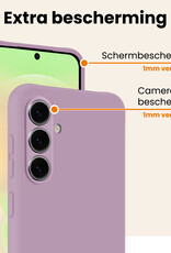 Nomfy Nomfy Samsung Galaxy A37 Hoesje Siliconen - Lila