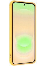 Nomfy Nomfy Samsung Galaxy A37 Hoesje Siliconen - Geel - 2 PACK