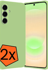 Nomfy Nomfy Samsung Galaxy A37 Hoesje Siliconen - Groen - 2 PACK