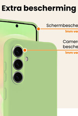 Nomfy Nomfy Samsung Galaxy A37 Hoesje Siliconen - Groen - 2 PACK