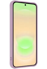 Nomfy Nomfy Samsung Galaxy A37 Hoesje Siliconen - Lila - 2 PACK