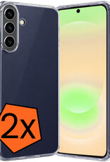 Nomfy Nomfy Samsung Galaxy A37 Hoesje Siliconen - Transparant - 2 PACK