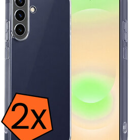 Nomfy Nomfy Samsung Galaxy A37 Hoesje Siliconen - Transparant - 2 PACK