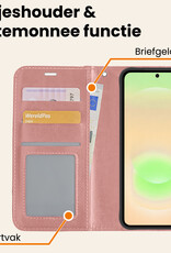 Nomfy Nomfy Samsung Galaxy A37 Hoesje Bookcase - Rose Goud