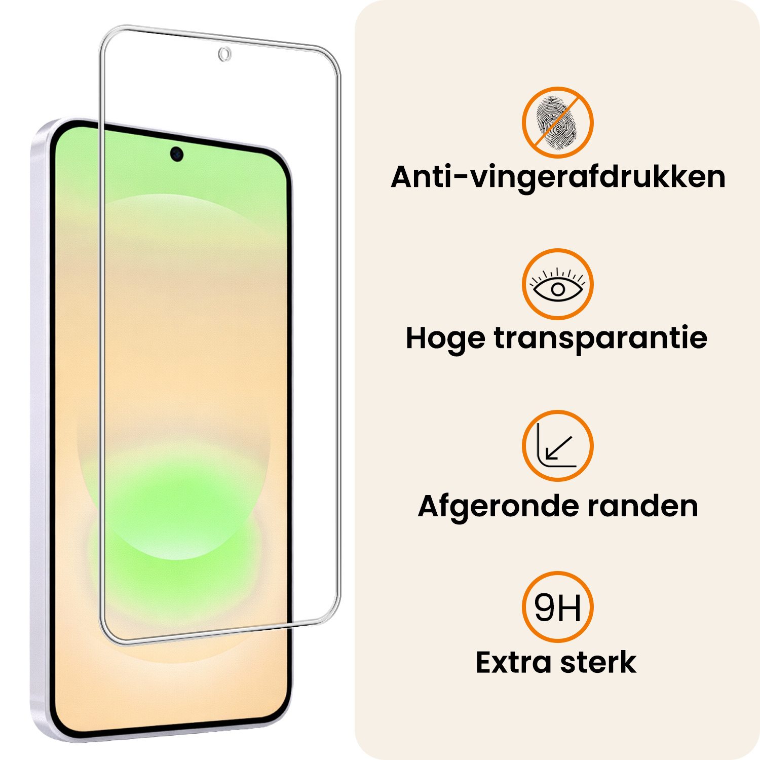 Nomfy Nomfy Samsung Galaxy A37 Hoesje Bookcase Met 2x Screenprotector - Rood