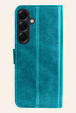 Nomfy Nomfy Samsung Galaxy A37 Hoesje Bookcase Met 2x Screenprotector - Turquoise