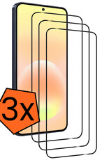 Nomfy Nomfy Samsung Galaxy A57 Screenprotector Glas Full Cover - 3 PACK