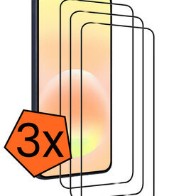 Nomfy Nomfy Samsung Galaxy A57 Screenprotector Glas Full Cover - 3 PACK