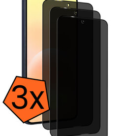 Nomfy Nomfy Samsung Galaxy A57 Screenprotector Glas Privacy - 3 PACK