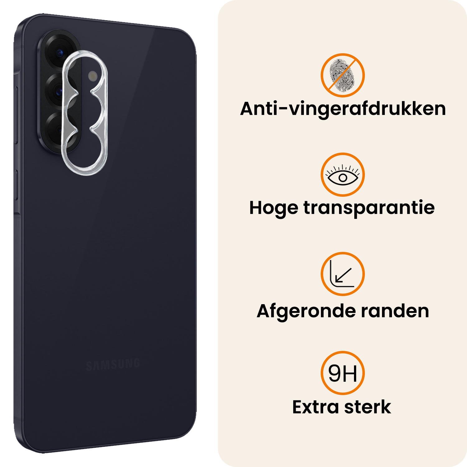 Nomfy Nomfy Samsung Galaxy A57 Camera Screenprotector