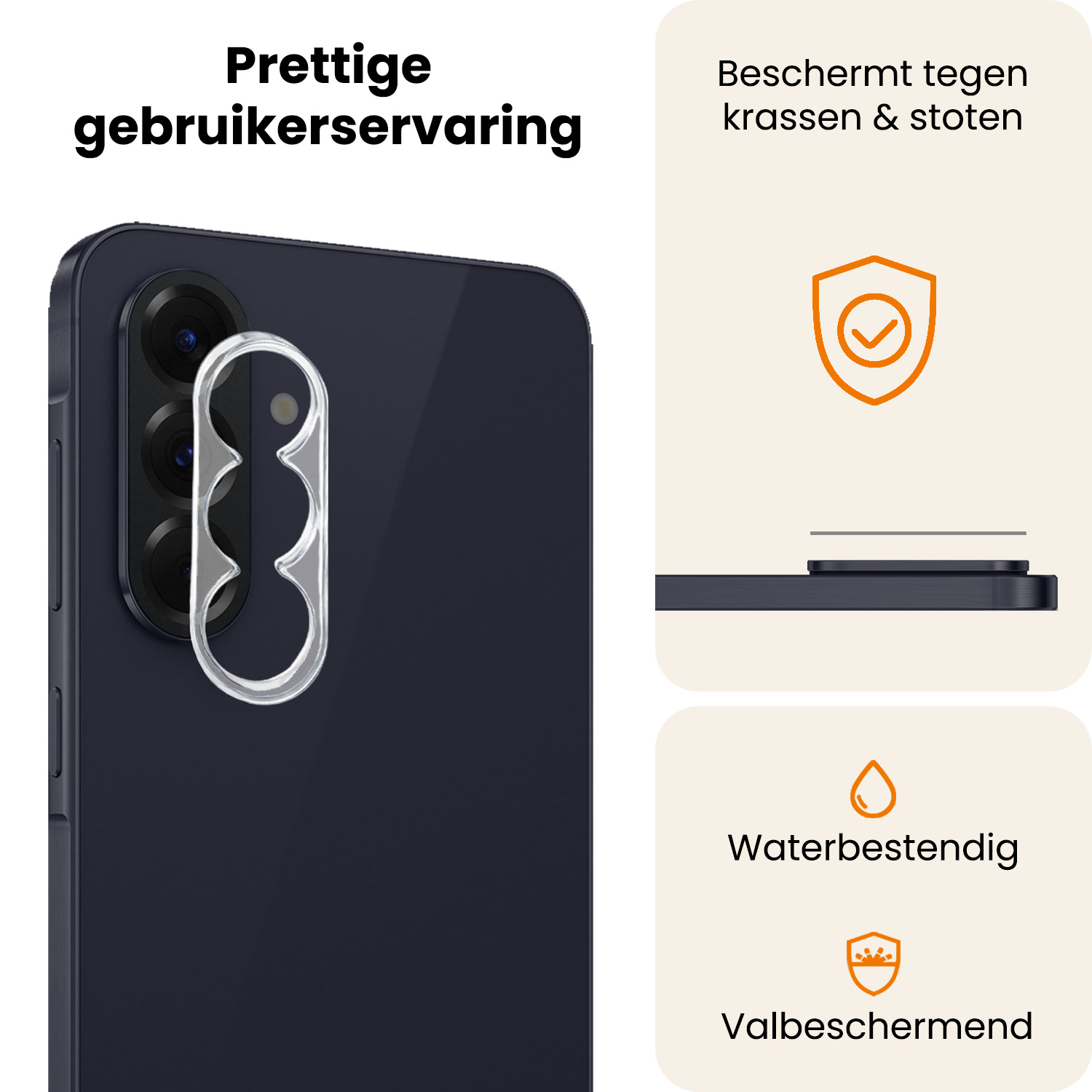 Nomfy Nomfy Samsung Galaxy A57 Camera Screenprotector - 2 PACK