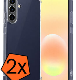 Nomfy Nomfy Samsung Galaxy A57 Hoesje Shockproof - Transparant - 2 PACK