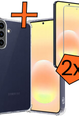 Nomfy Nomfy Samsung Galaxy A57 Hoesje Shockproof Met 2x Screenprotector