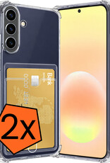 Nomfy Nomfy Samsung Galaxy A57 Hoesje Pashouder - 2 PACK