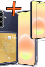 Nomfy Nomfy Samsung Galaxy A57 Hoesje Pashouder Met Screenprotector