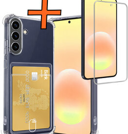 Nomfy Nomfy Samsung Galaxy A57 Hoesje Pashouder Met Screenprotector