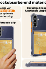 Nomfy Nomfy Samsung Galaxy A57 Hoesje Pashouder Met Screenprotector