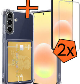 Nomfy Nomfy Samsung Galaxy A57 Hoesje Pashouder Met 2x Screenprotector