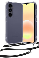 Nomfy Nomfy Samsung Galaxy A57 Hoesje Transparant Shockproof Met Zwart Koord