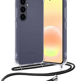 Nomfy Nomfy Samsung Galaxy A57 Hoesje Transparant Shockproof Met Zwart Koord