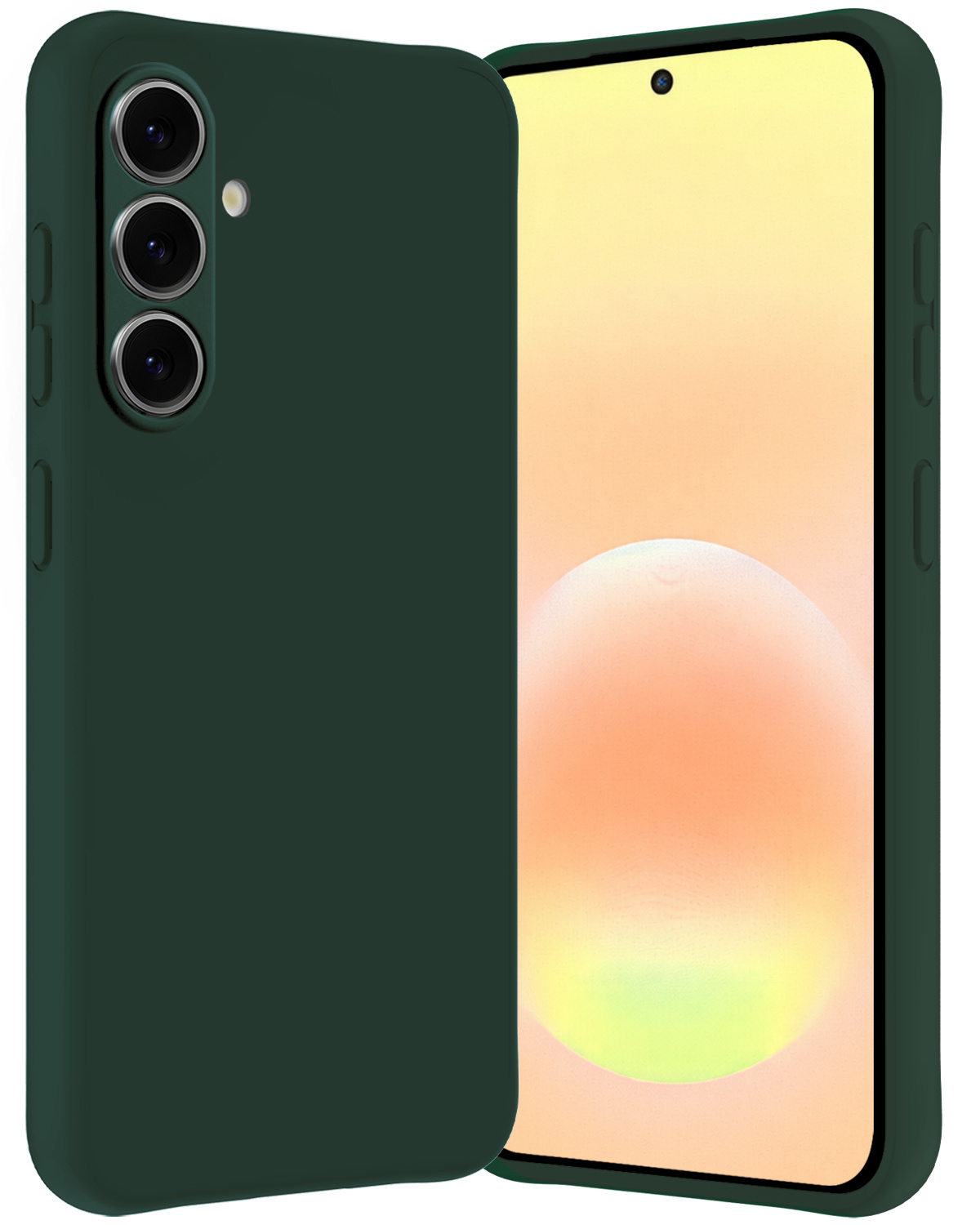 Nomfy Nomfy Samsung Galaxy A57 Hoesje Siliconen - Donkergroen