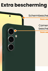 Nomfy Nomfy Samsung Galaxy A57 Hoesje Siliconen - Donkergroen