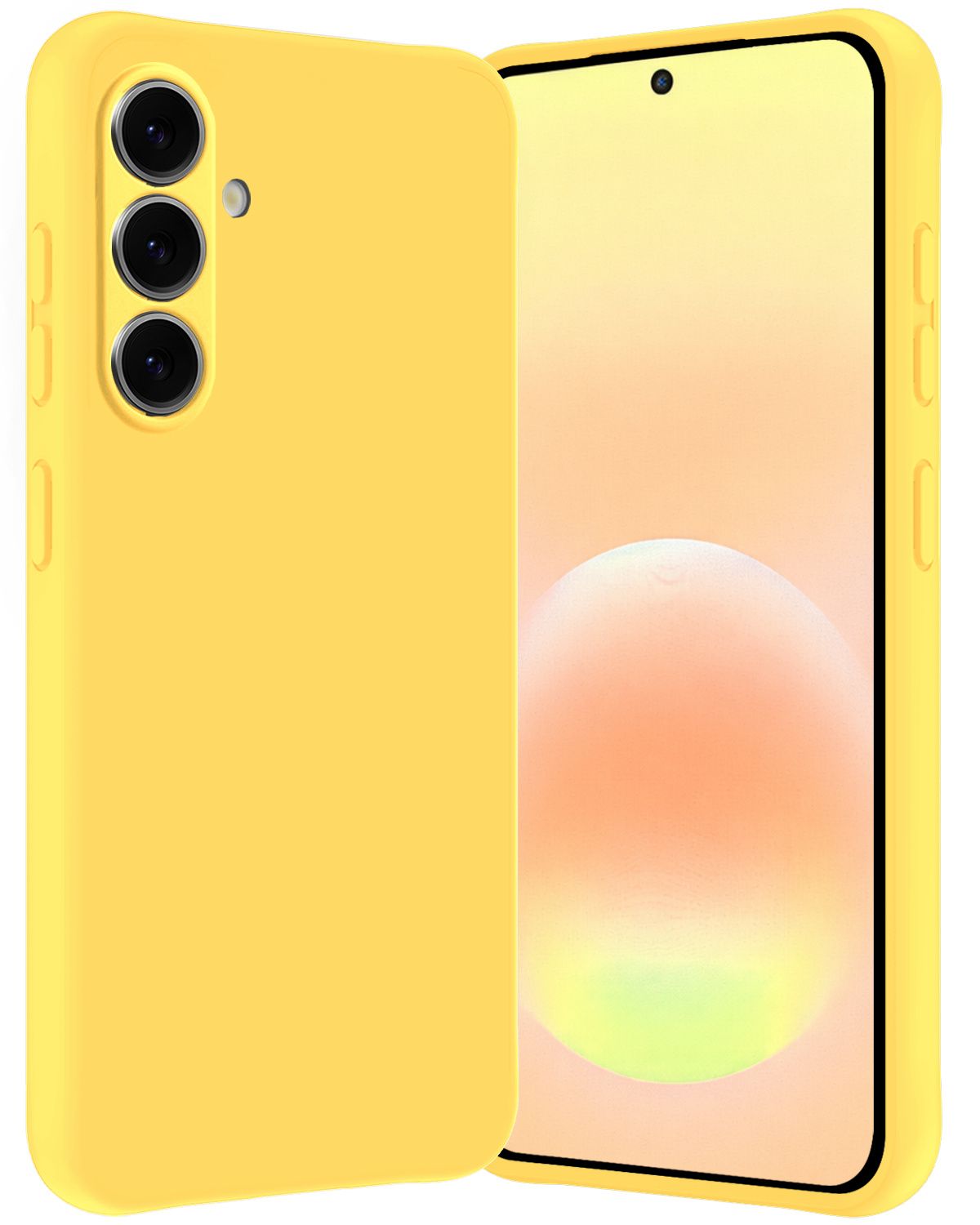 Nomfy Nomfy Samsung Galaxy A57 Hoesje Siliconen - Geel