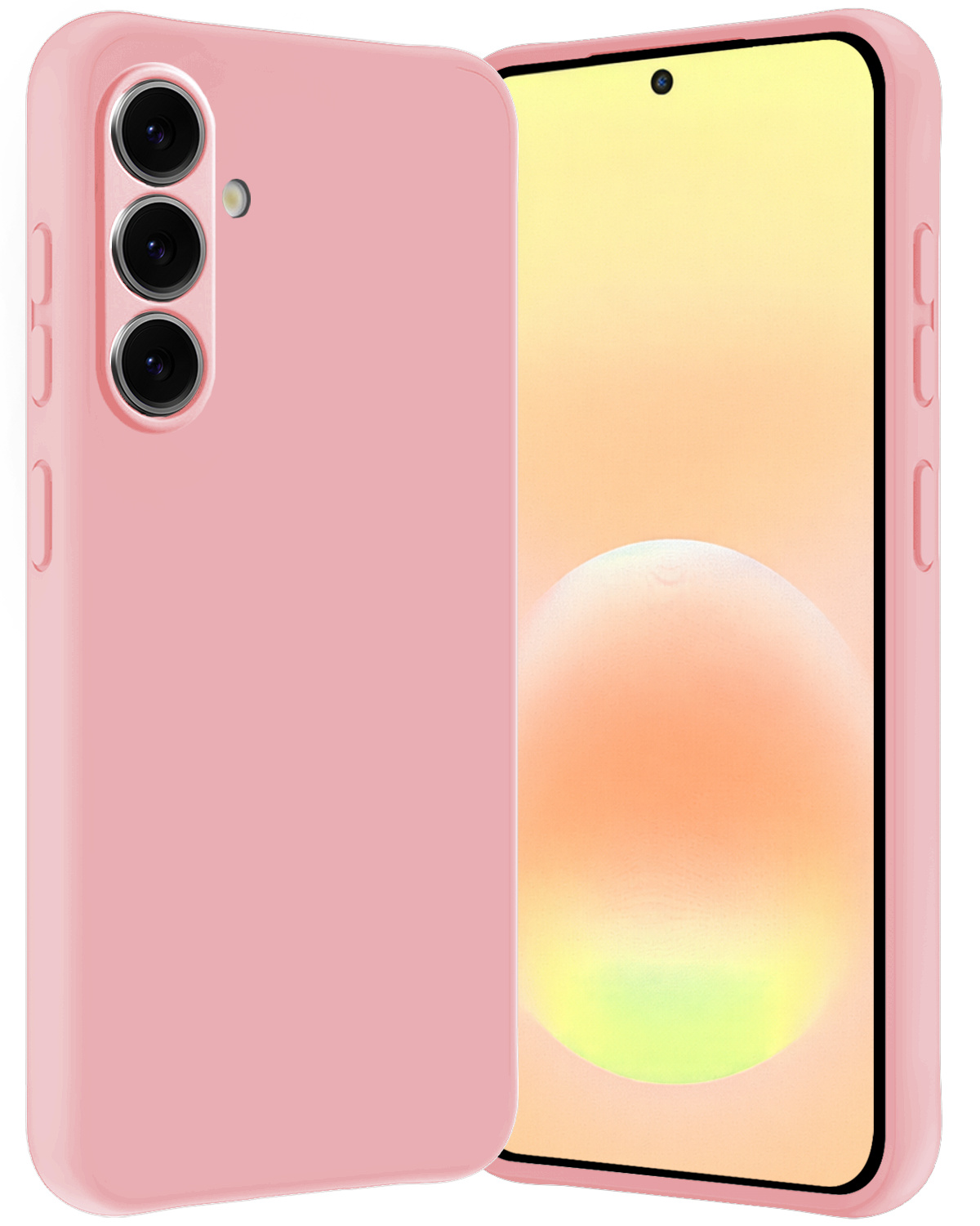 Nomfy Nomfy Samsung Galaxy A57 Hoesje Siliconen - Lichtroze