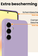 Nomfy Nomfy Samsung Galaxy A57 Hoesje Siliconen - Lila