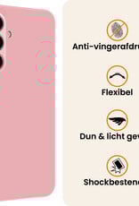 Nomfy Nomfy Samsung Galaxy A57 Hoesje Siliconen - Lichtroze - 2 PACK
