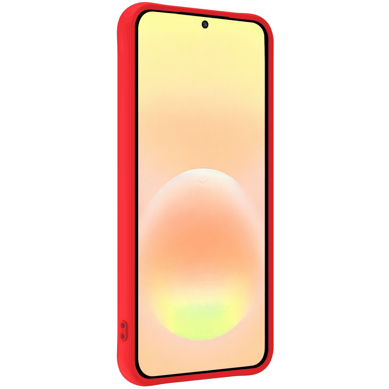 Nomfy Nomfy Samsung Galaxy A57 Hoesje Siliconen - Rood - 2 PACK