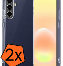 Nomfy Nomfy Samsung Galaxy A57 Hoesje Siliconen - Transparant - 2 PACK