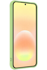 Nomfy Nomfy Samsung Galaxy A57 Hoesje Siliconen Met 2x Screenprotector - Groen