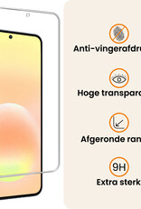 Nomfy Nomfy Samsung Galaxy A57 Hoesje Pashouder met Koord Met Screenprotector - Zwart