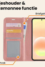 Nomfy Nomfy Samsung Galaxy A57 Hoesje Bookcase - Rose Goud