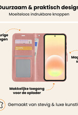 Nomfy Nomfy Samsung Galaxy A57 Hoesje Bookcase - Rose Goud