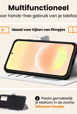 Nomfy Nomfy Samsung Galaxy A57 Hoesje Bookcase Met Screenprotector - Wit