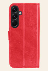 Nomfy Nomfy Samsung Galaxy A57 Hoesje Bookcase Met 2x Screenprotector - Rood