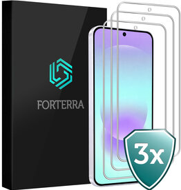 Forterra Forterra Samsung Galaxy A37 Screenprotector Glas - 3 PACK