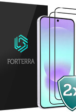 Forterra Forterra Samsung Galaxy A37 Screenprotector Glas Full Cover - 2 PACK