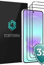 Forterra Forterra Samsung Galaxy A37 Screenprotector Glas Full Cover - 3 PACK